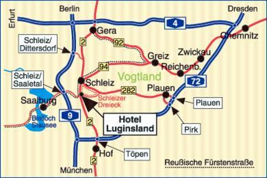 Hotel Luginsland Schleiz Exterior photo